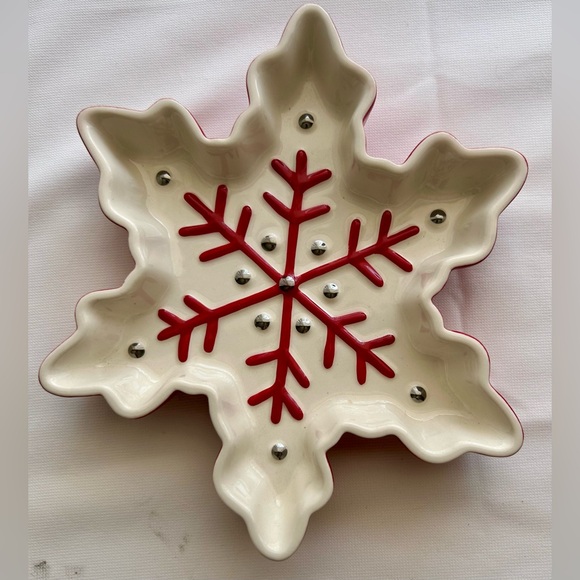 Vintage Hallmark snowflake plate 8” - Picture 1 of 4